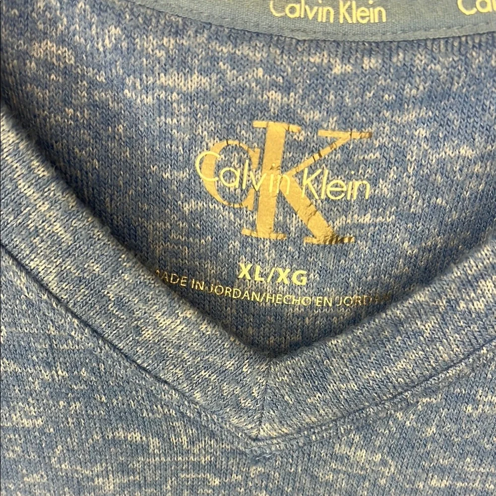 Calvin Klein Blue Long Sleeve Tee - Picture 2 of 5